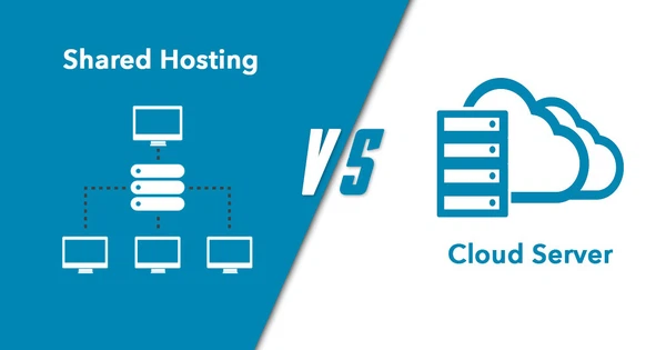 shared hosting và cloud hosting
